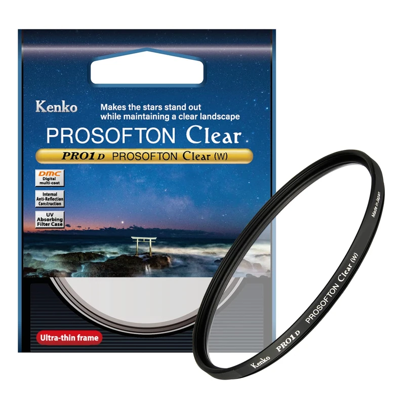 Kenko Photography effect filter PRO1D Prosofton Clear ø72mm, Soft Effect, For portrait, For Starscape - Image 1