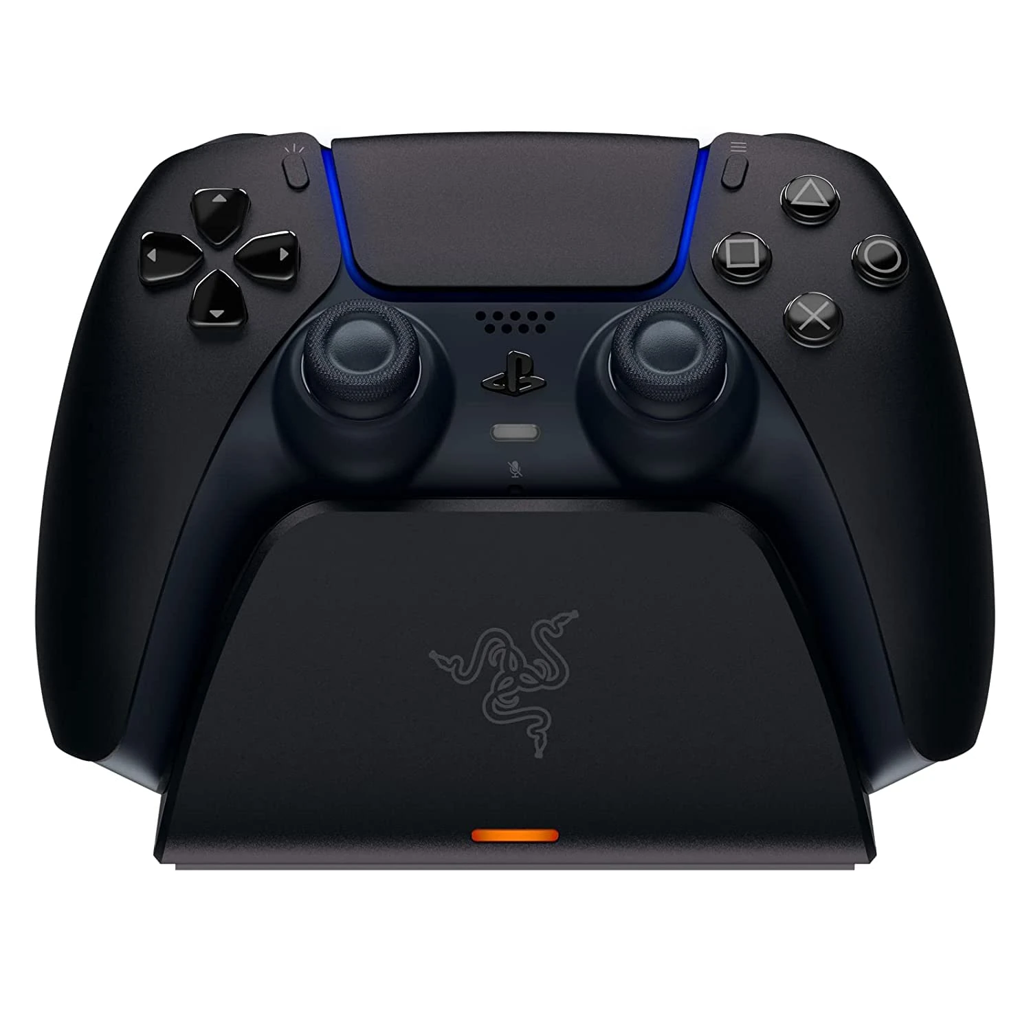Razer Quick Charging Stand - Quick Charging Stand for PlayStation 5 Controller (Quick Charge, Curved Cradle Design, Powered by USB, One-Handed Navigation) Midnight Black