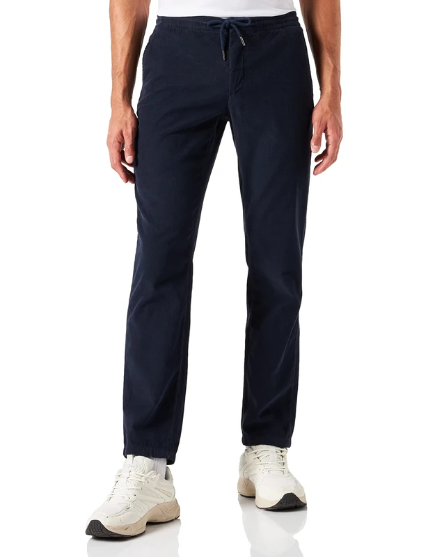 Hackett Men's Needle Cord Chino Casual Pants, 595NAVY, 38