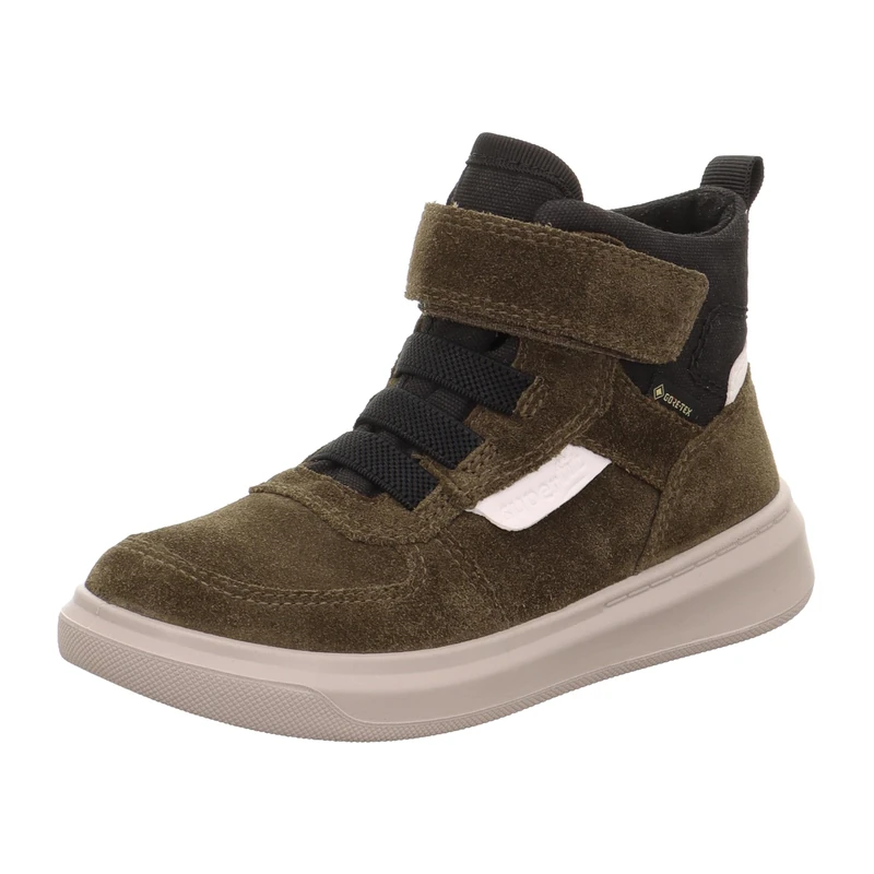 Superfit Boys' Cosmo Lightly Lined Gore-Tex Trainers, Yerba Green 7020, 3 UK Child