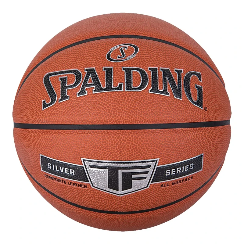 Spalding - TF Silver - Basketball ball - Size 5 - Basketball - Certified ball - Material ZK COMPOSITE - Indoor and Outdoor - Anti-slip - Excellent grip