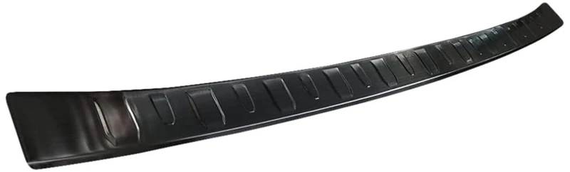 Avisa Rear sill protector stainless steel black compatible with Renault Kangoo III Furgon & Nissan Townstar 2021- 'Ribs' - Image 1