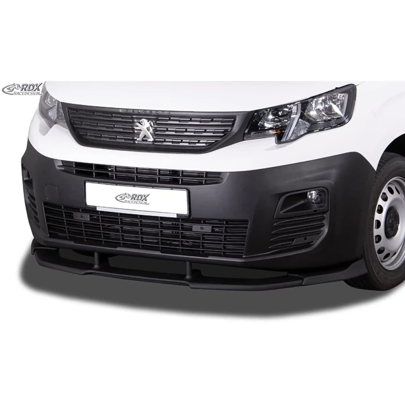 RDX Racedesign Front spoiler Vario-X compatible with Citroën Berlingo/Peugeot Partner & Rifter/Opel Combo/Toyota ProAce City & ProAce City Verso 2018- (PU)