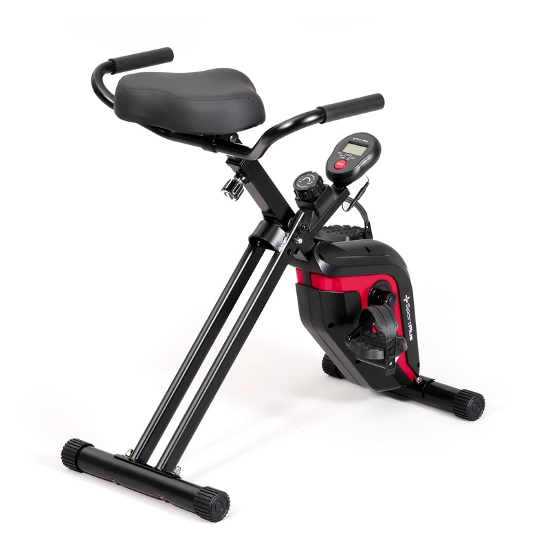 SportPlus | Newest edition | Under-desk Exercise Mini Stationary Cycle | Home Fitness Bike, Foldable Exercise Equipment for Height-Adjustable Desks | Perfect for Working From Home