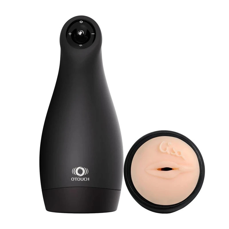 OTOUCH Airturn3 Masturbator - Automatic Masturbator for Men with 6 Vibration Modes and 3 Sucking Modes - Silicone Adult toys for Men - Waterproof and Quiet – Black