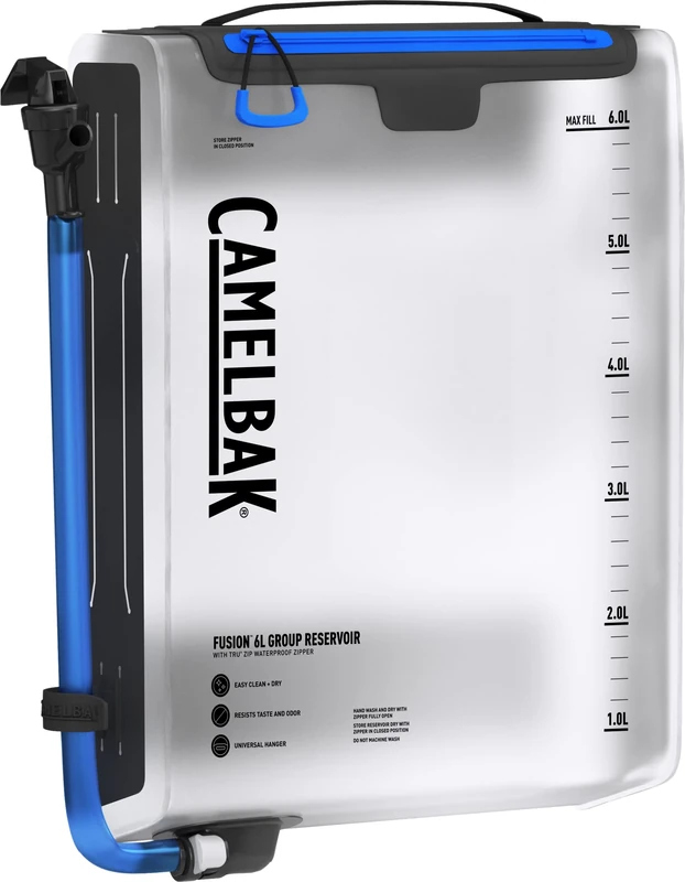 CAMELBAK Fusion 6 Litre Reservoir with Tru Zip Waterproof Zipper - Clear - 6 Litre