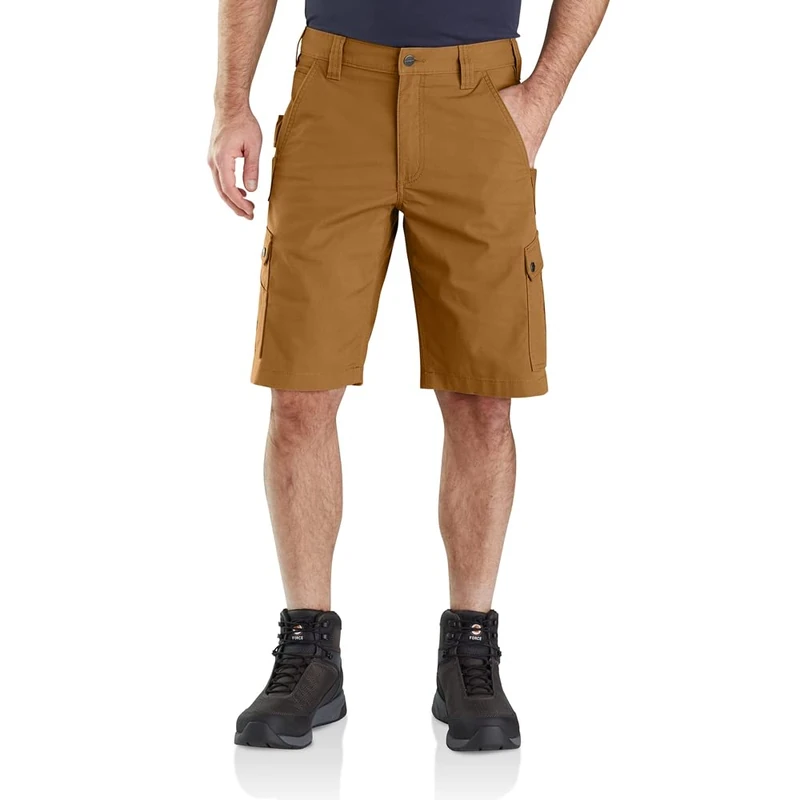 Carhartt Men's Rugged Flex™ Relaxed Fit Ripstop Cargo Work Short, Carhartt® Brown, W40