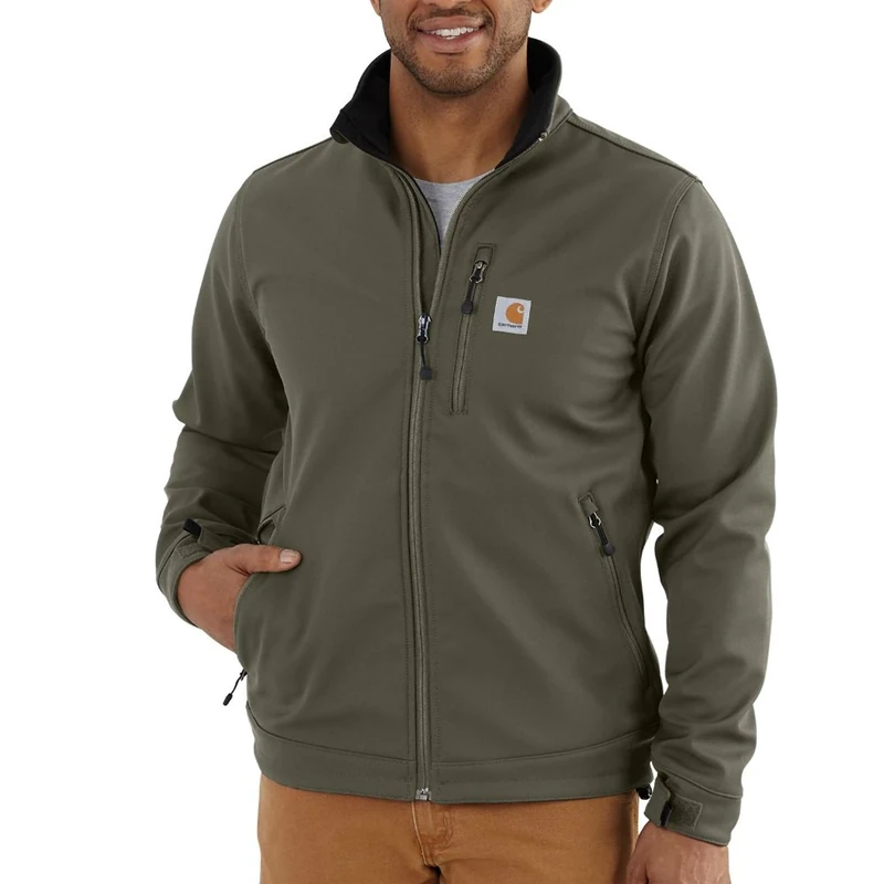 Carhartt Men's Crowley Softshell Jacket - Moss 4XL Big & Tall