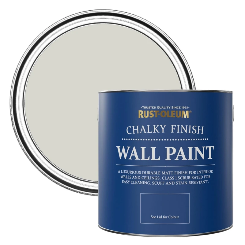 Rust-Oleum Grey Matt Emulsion Wall Paint - Bare Birch 2.5L