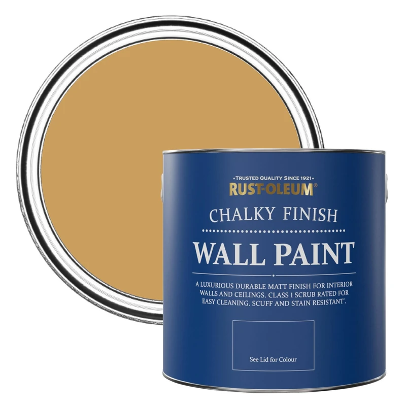 Rust-Oleum Yellow Matt Emulsion Wall Paint - Dijon 2.5L