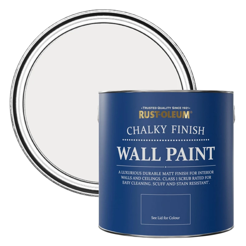 Rust-Oleum Grey Matt Emulsion Wall Paint - Fleur 2.5L