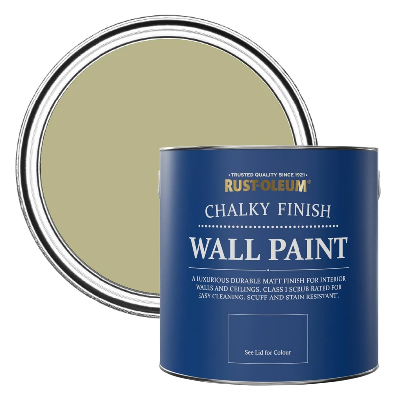 Rust-Oleum Green Matt Emulsion Wall Paint - Sage Green 2.5L