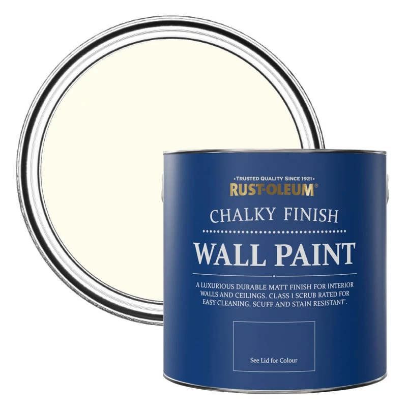 Rust-Oleum Off White Matt Emulsion Wall Paint - Antique White 2.5L