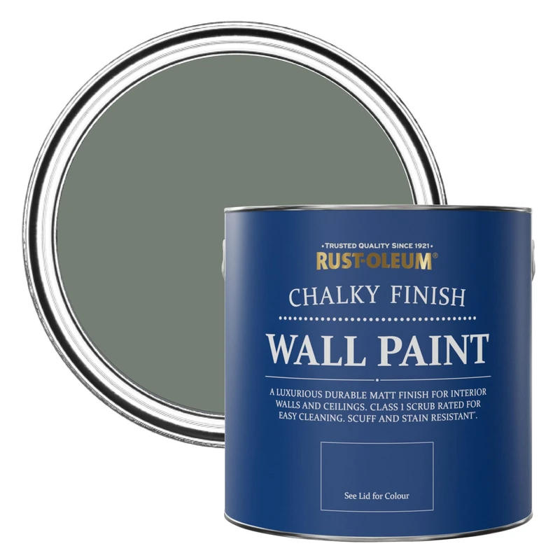 Rust-Oleum Green Matt Emulsion Wall Paint - Serenity 2.5L