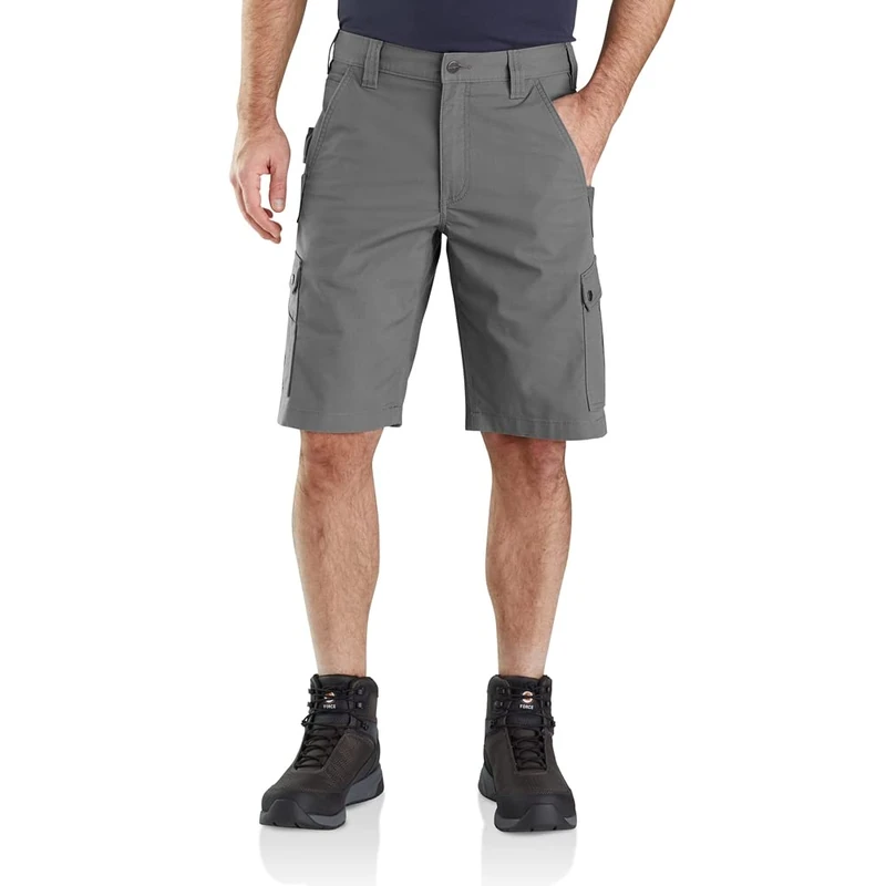 Carhartt Men's Rugged Flex™ Relaxed Fit Ripstop Cargo Work Short, Steel, W40
