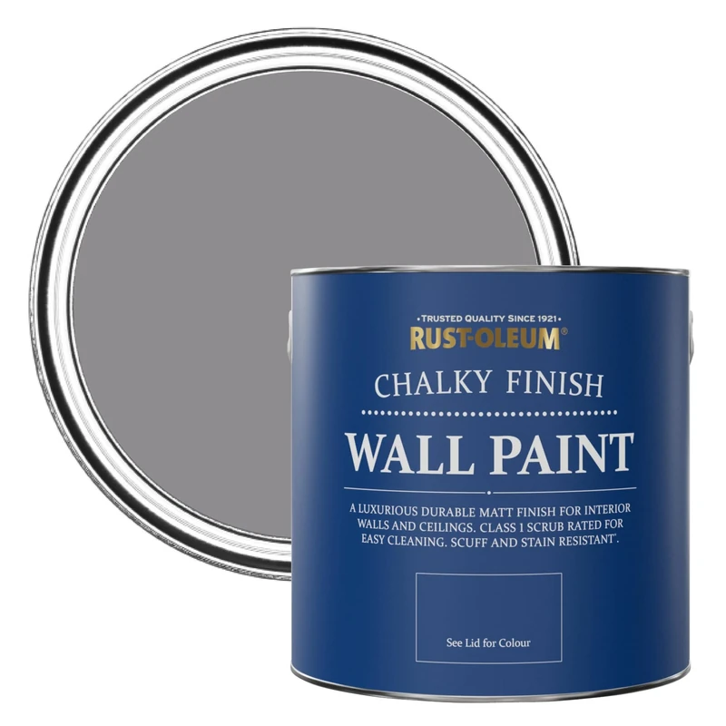 Rust-Oleum Purple Matt Emulsion Wall Paint - Iris 2.5L