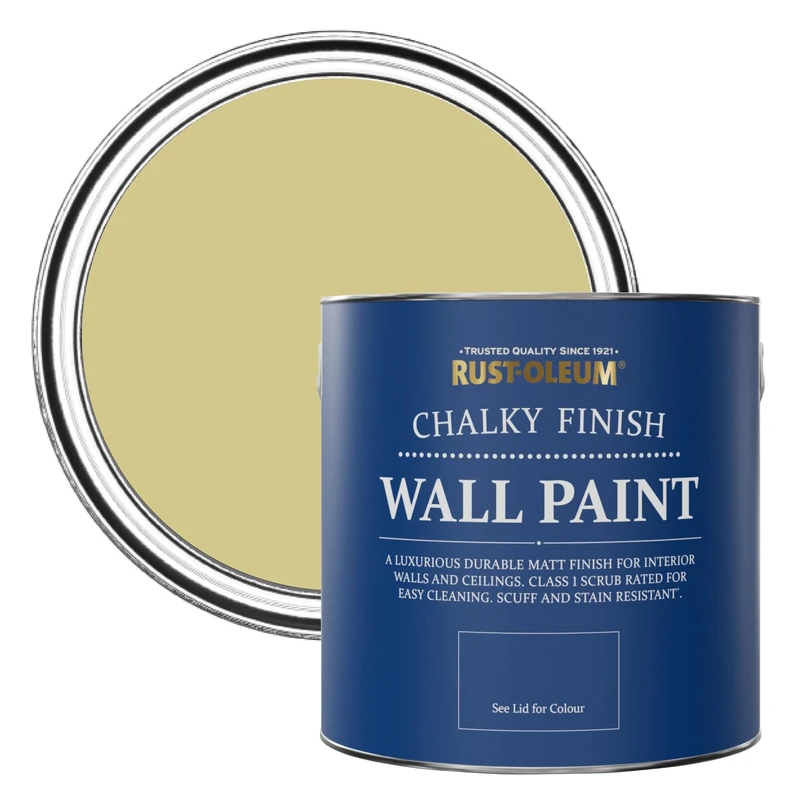 Rust-Oleum Green Matt Emulsion Wall Paint - Wasabi 2.5L