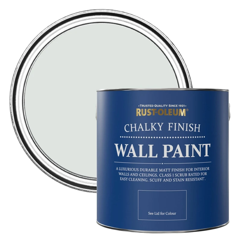 Rust-Oleum Grey Matt Emulsion Wall Paint - Library Grey 2.5L