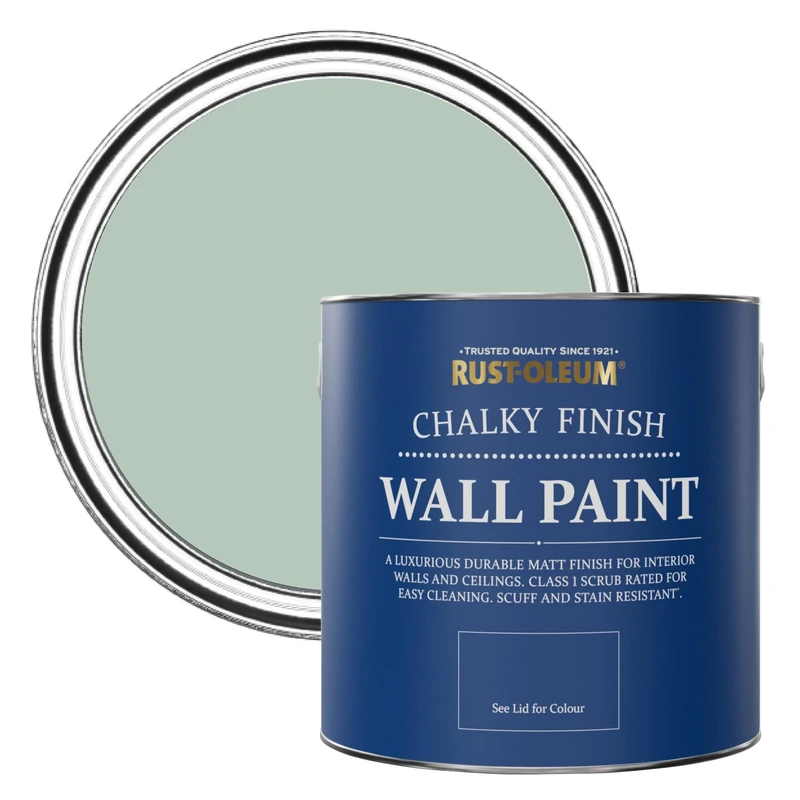 Rust-Oleum Green Matt Emulsion Wall Paint - Leaplish 2.5L