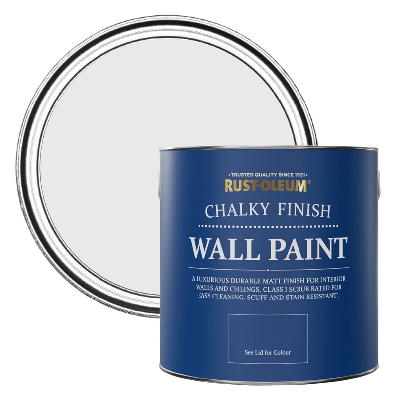 Rust-Oleum Grey Matt Emulsion Wall Paint - Monaco Mist 2.5L