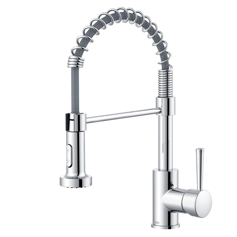 Lenz Nova Kitchen Tap in Chrome - Pendulum Shower with 2 Jet Types - Image 1