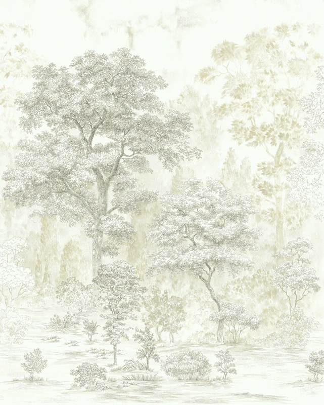 Digitaldruck Vlies Fototapete - Noble Trees - Größe 200 x 250 cm