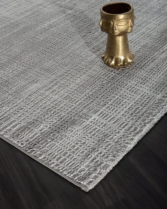 Mia's Teppiche "Anna - Modern carpet for living room, bedroom and hallway, grey-D3, 120 x 170 cm