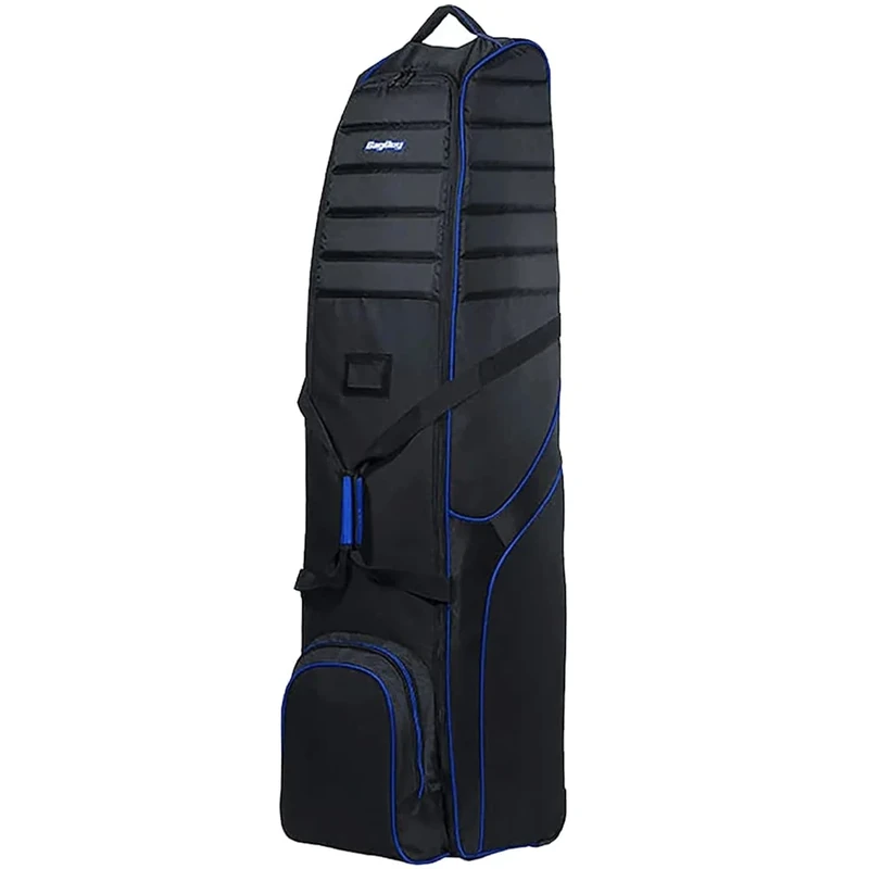 Bag Boy T-660 Travel Cover - Black/Royal Golf Club Case Wheels