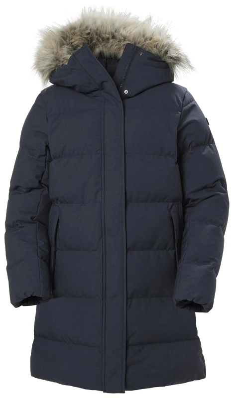 Helly Hansen Women's W Blossom Puffy Parka, Navy, 2XL