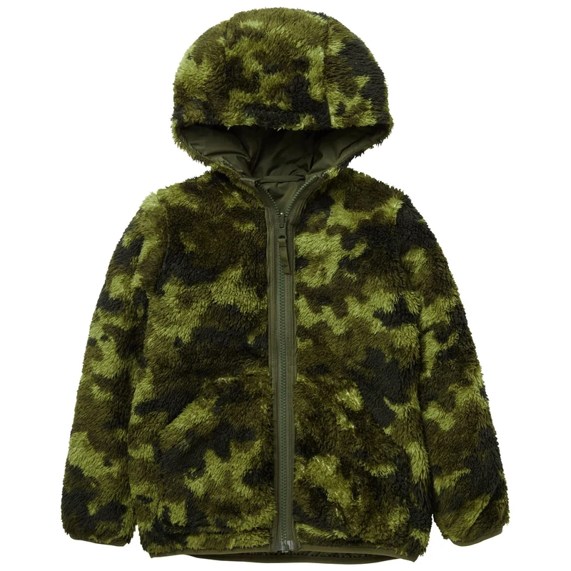 Helly Hansen Kids Unisex K Champ Reversible Jacket, Green, 2