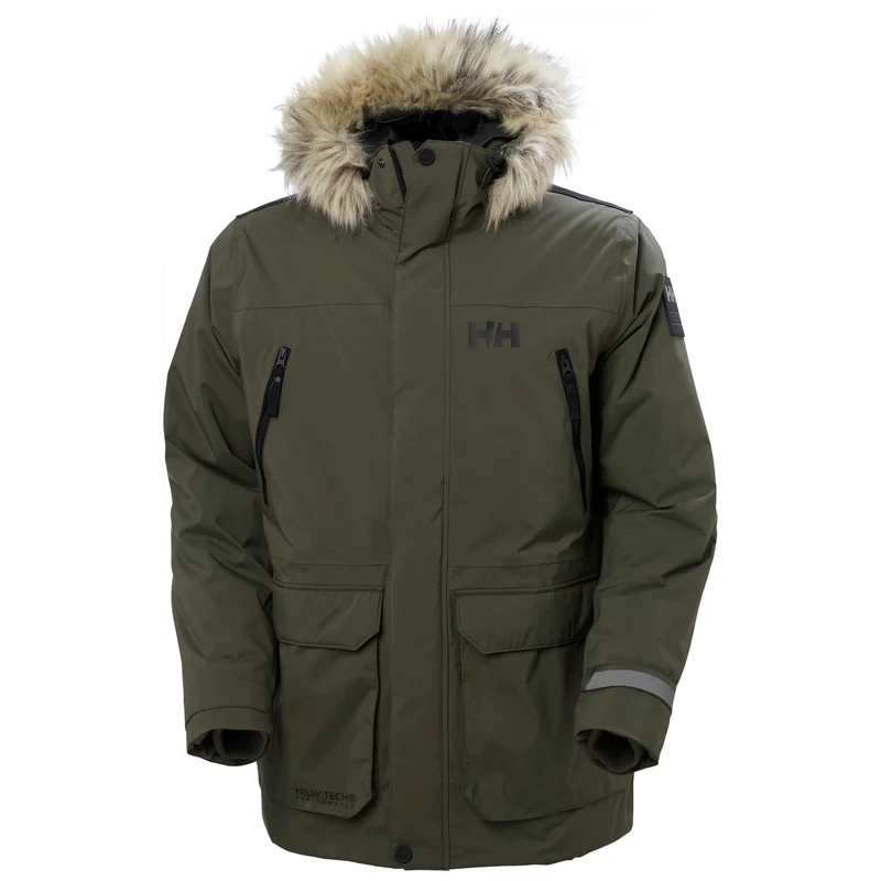 Helly Hansen Men's Reine Parka, Green, 3XL