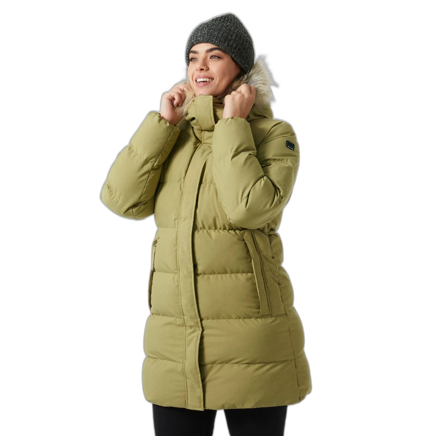 Helly Hansen Women's W Blossom Puffy Parka, Sage, XS