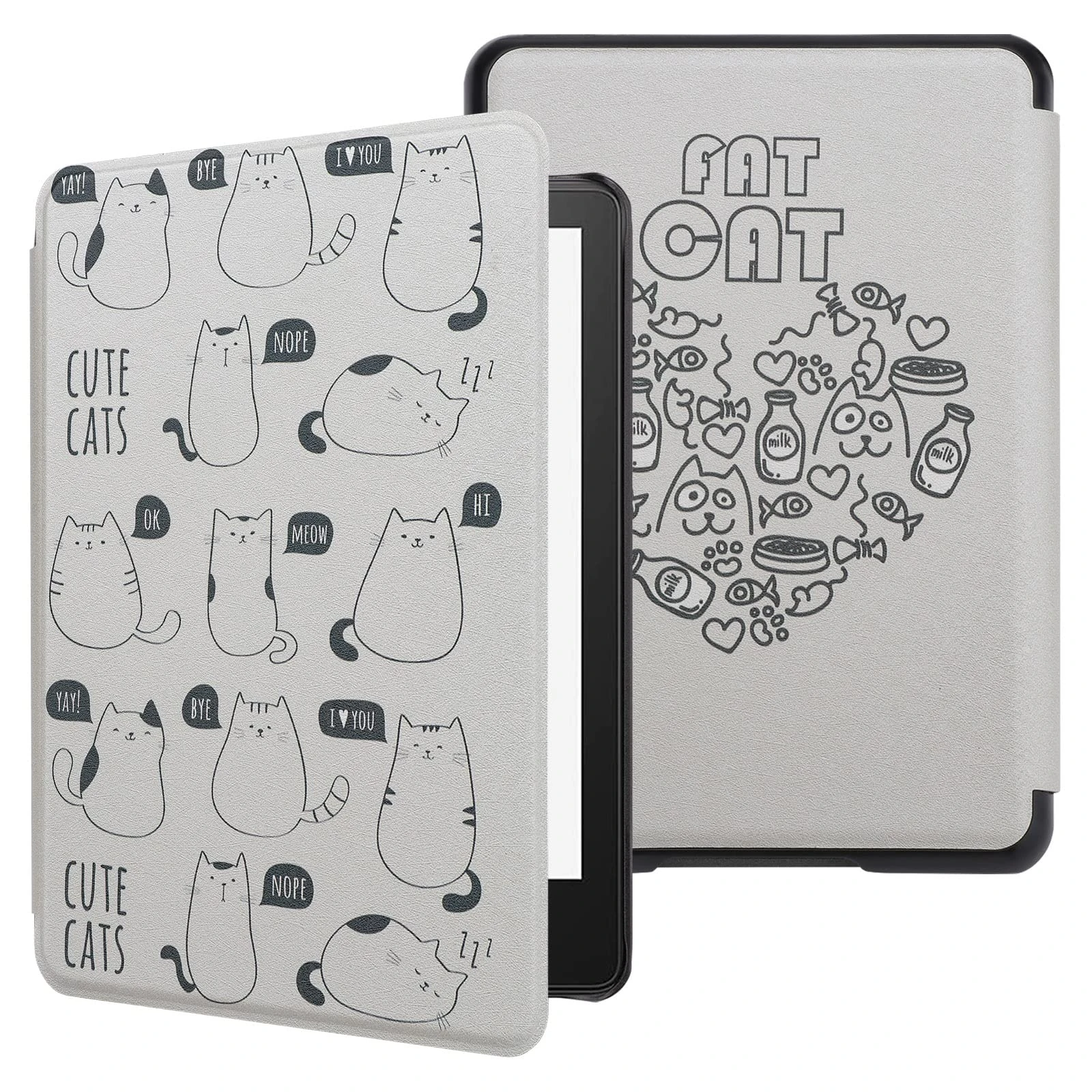 WALNEW Case for 6.8” Kindle Paperwhite 11th Generation (Model No. M2L3EK & M2L4EK), Premium Lightweight PU Leather Cover Protective Case with Auto Sleep/Wake