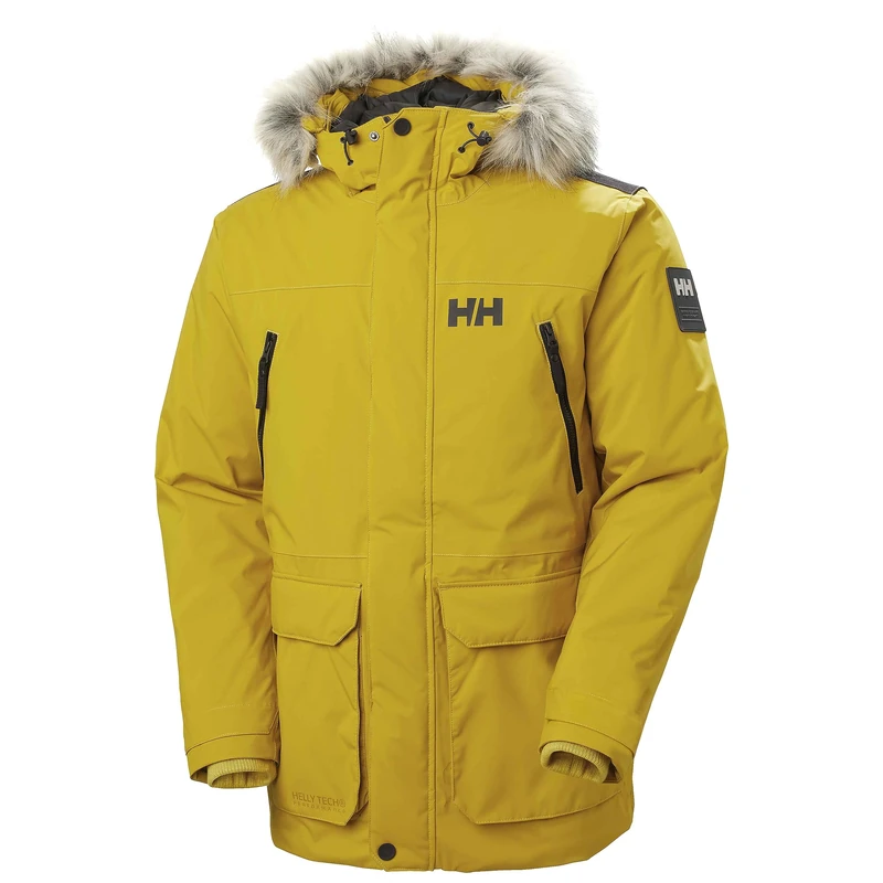Helly Hansen Men's Reine Parka, Straw, M