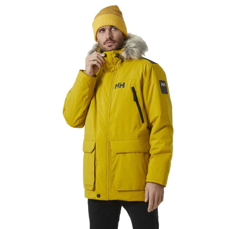 Helly Hansen Men's Reine Parka, Straw, 2XL