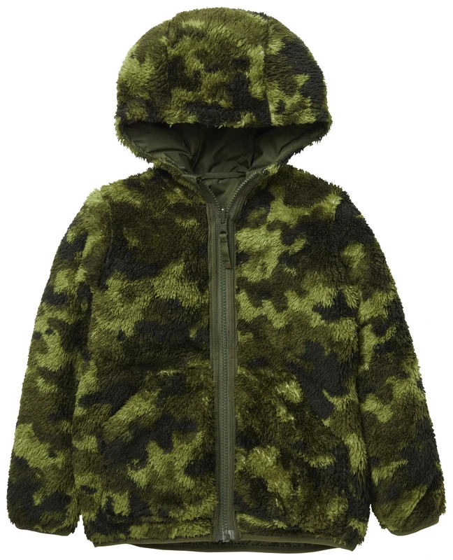 Helly Hansen Kids Unisex K Champ Reversible Jacket, Green, 6 - Image 1