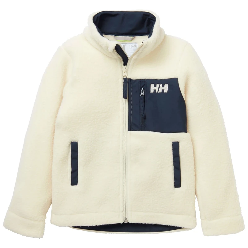 Helly Hansen Kids Unisex K Champ Pile Jacket, 034 Cream, 1