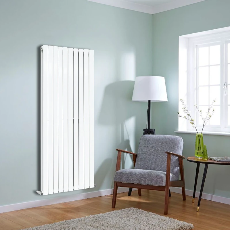 NRG Flat Panel Radiator 1600x680mm 10 Bars Double Gloss White Bathroom Heater Central Heating Radiators