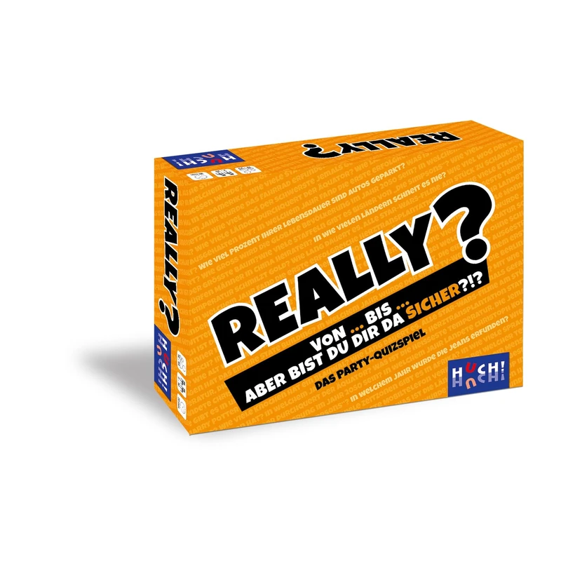 HUCH! Really? Party Game - Smart Questioning Game for 3-30 Players