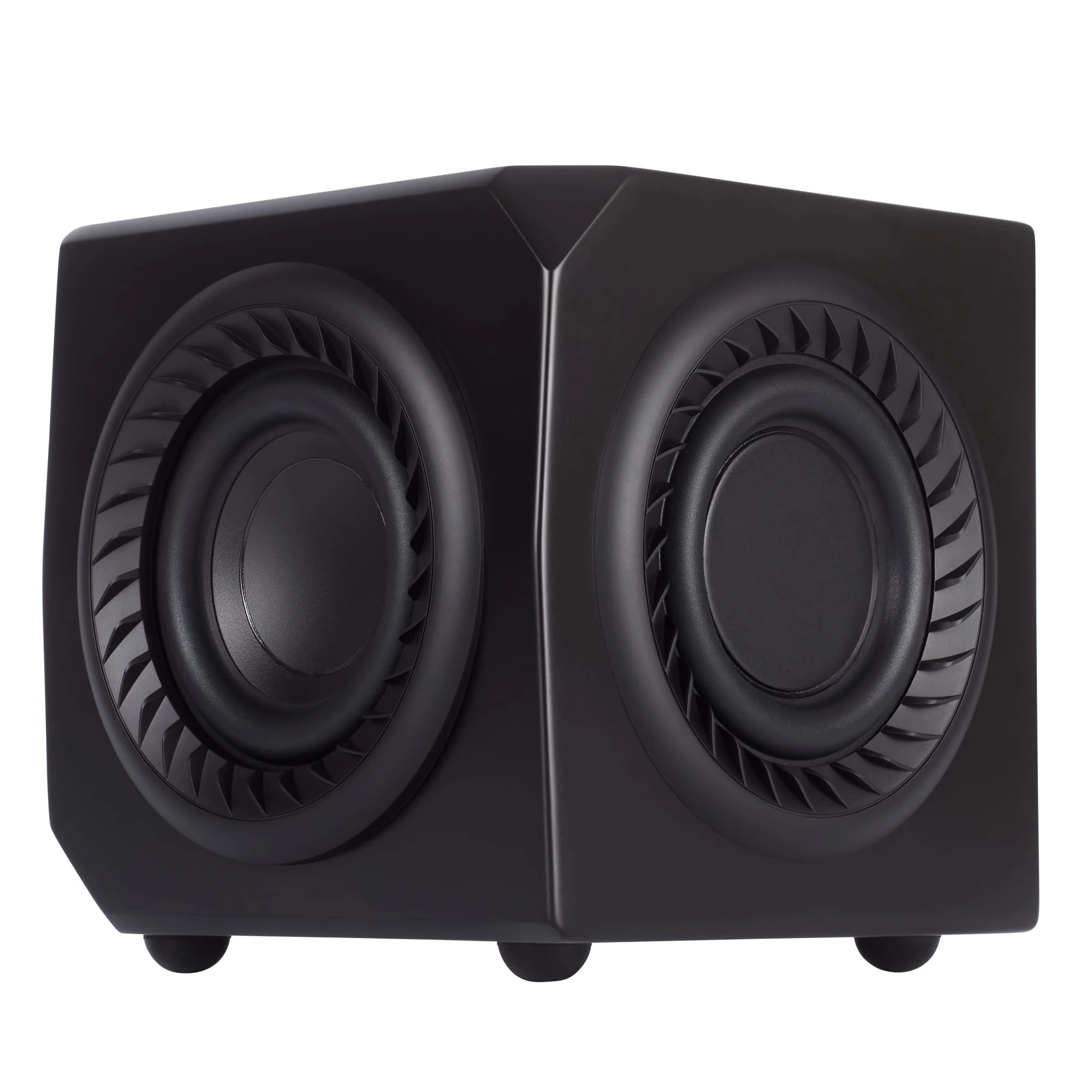 Lithe Audio Wireless Micro Subwoofer, 50W RMS Power, Plug & Play Setup, Wireless Connectivity, Works with Any Googlecast Speaker, App Control, Audio for Living Rooms, Bedrooms & Dining