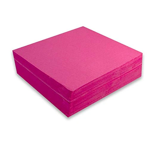 Morigami, Standard Size Napkin, Pleat 1/4, Tip Point, 200 Napkins, Fuchsia