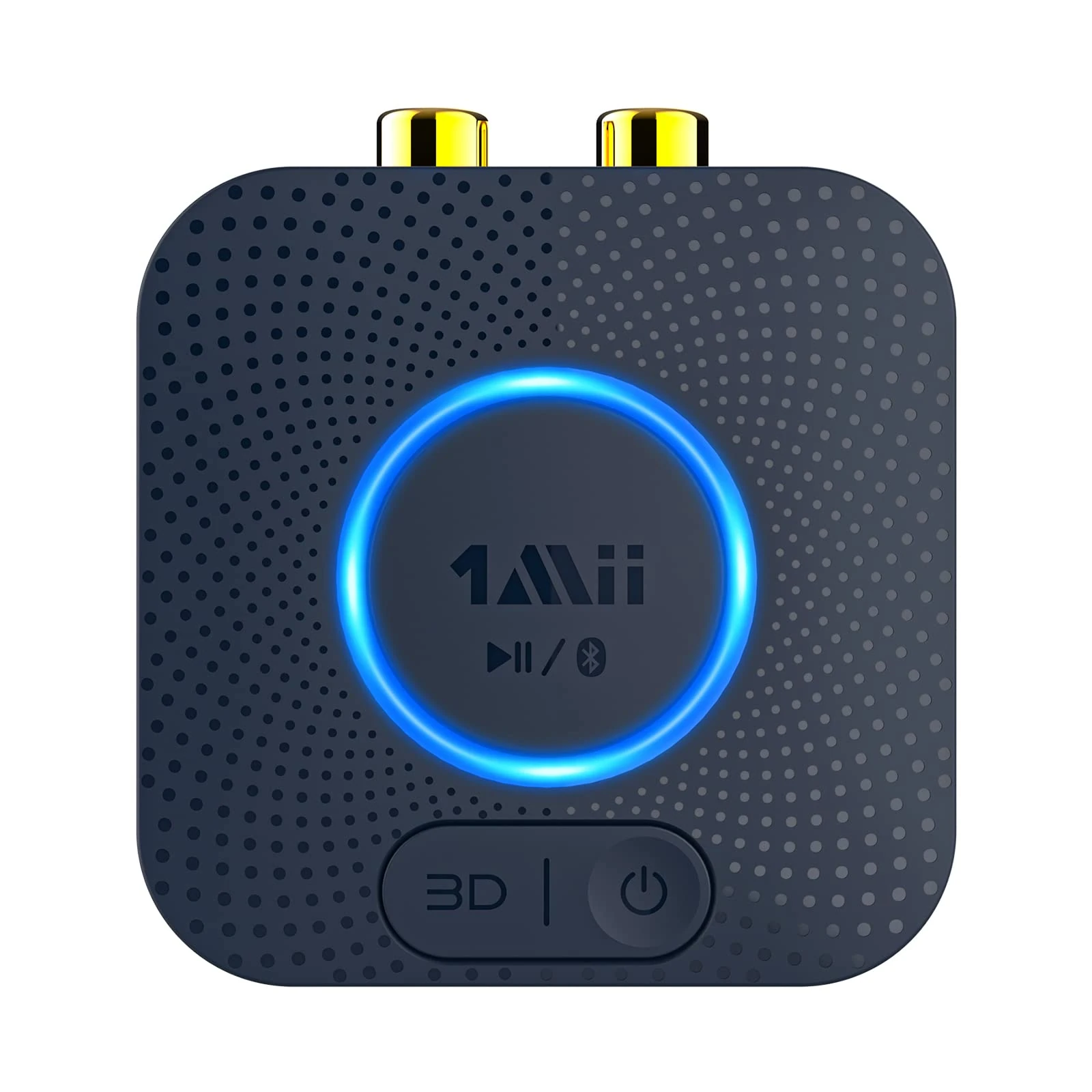 1Mii [Upgraded] B06HD Bluetooth 5.0 Receiver for HiFi, aptX HD Bluetooth Audio Adapter with 3D Surround, aptX Low Latency for Home Stereo Speakers, 15hrs Battery Life, RCA 3.5MM AUX
