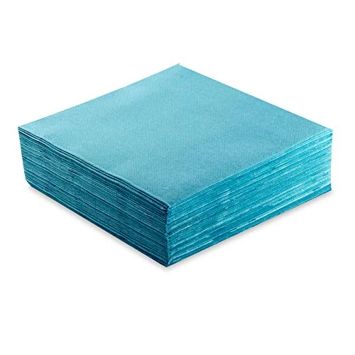Morigami, Standard Size Napkin, Pleat 1/4, Point Point, 200 Napkins, Turquoise