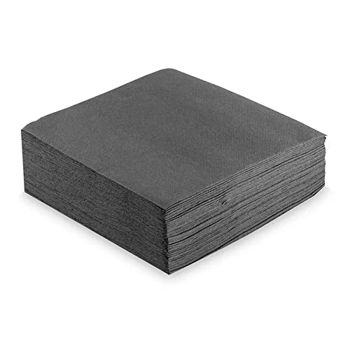 Morigami, Standard Size Napkin, Pleat 1/4, Point Tip, 200 Napkins, Grey