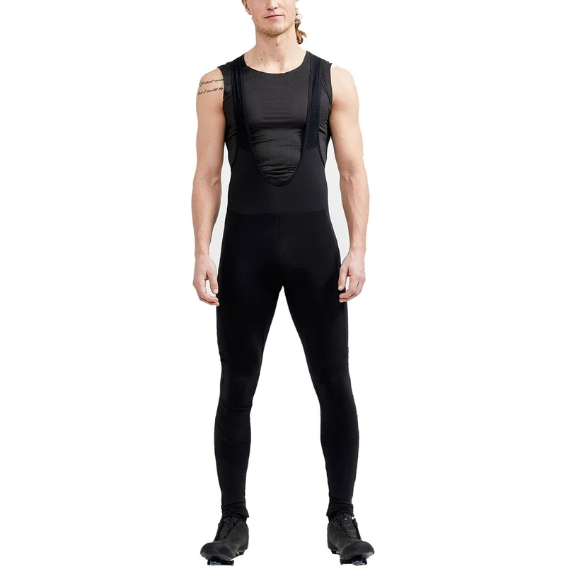 Craft Men's Cycling Leggings Core Bike Subz Wind Bib Tights M Black
