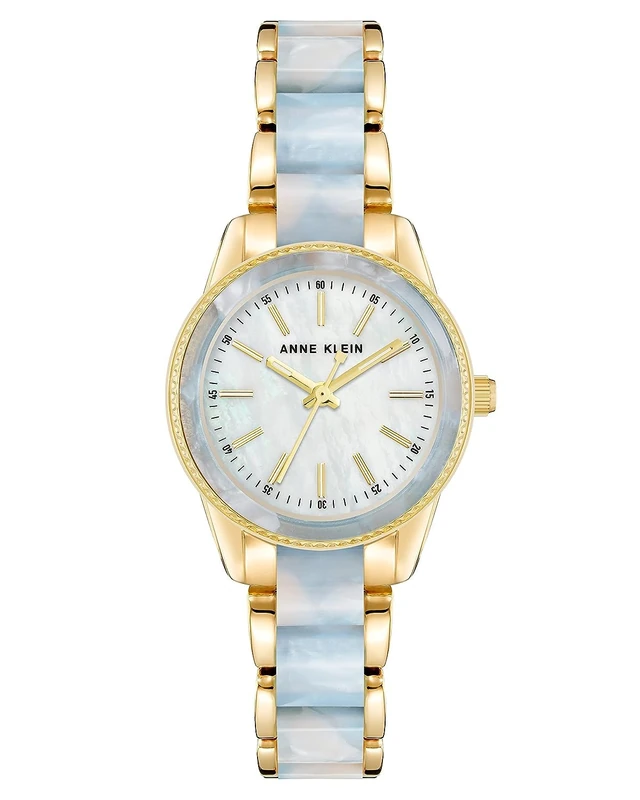 Anne Klein Women's Resin and Gold-Tone Bracelet Watch