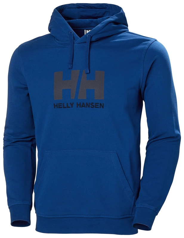 Helly Hansen Men's HH Logo Hoodie, Deep Fjord, S