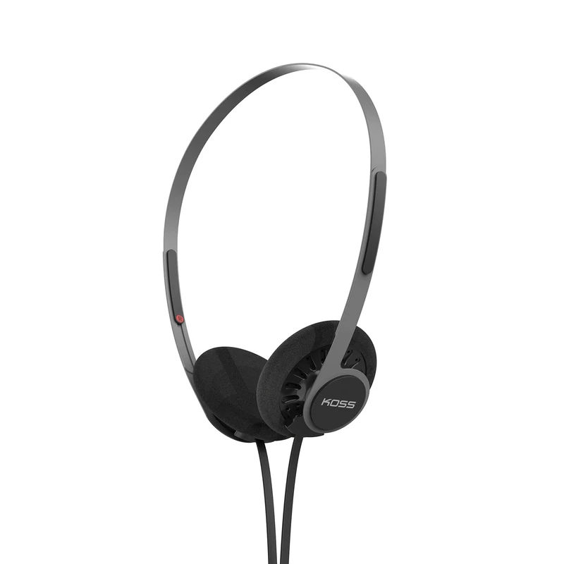 Koss KPH40 Utility On-Ear Headphones, Detachable Interchangeable Cord System, Retro Style, Ultra Lightweight Design (Stealth Black) - Image 1