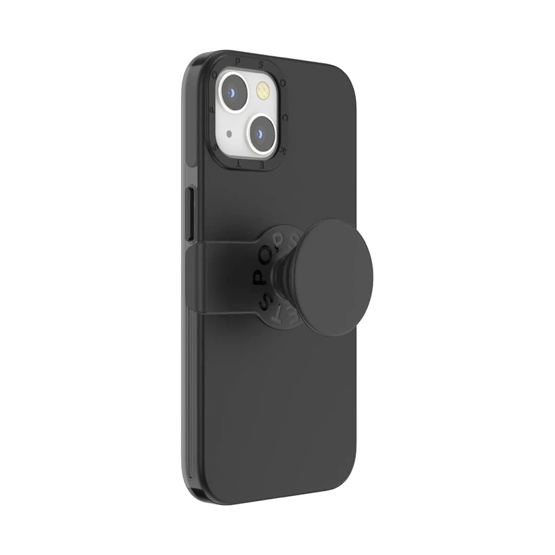 PopSockets iPhone 13 Pro Case with Phone Grip and Slide, Phone Case for iPhone 13 Pro - Black