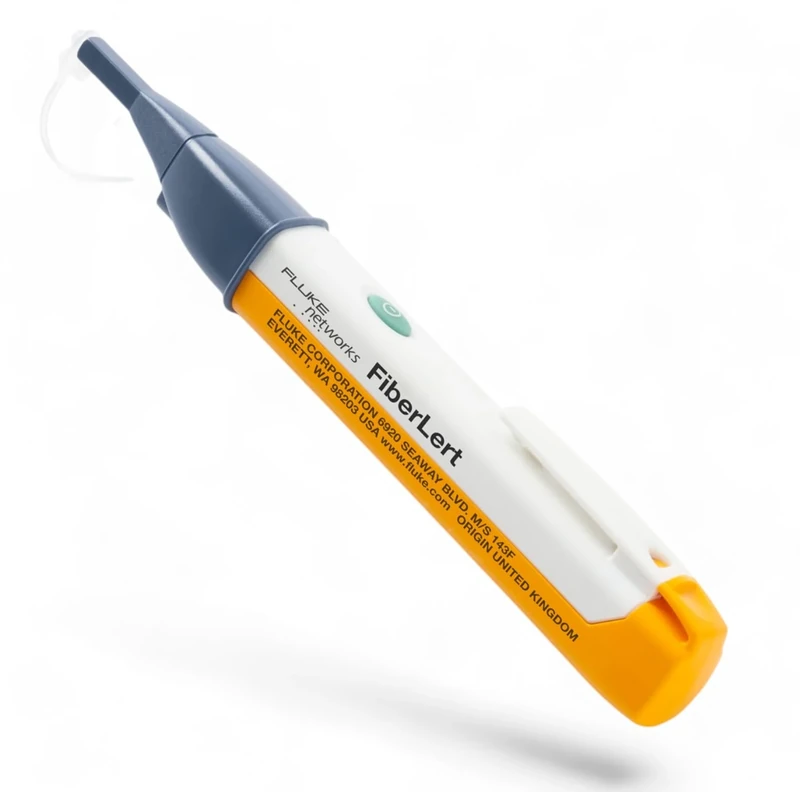 FLUKE networks FIBERLERT-125 FiberLert Live Fiber Detector, Blue, 5317262, 0.6 x 1.0 x 6.6/1.6 x 2.5 x 16.8 cm